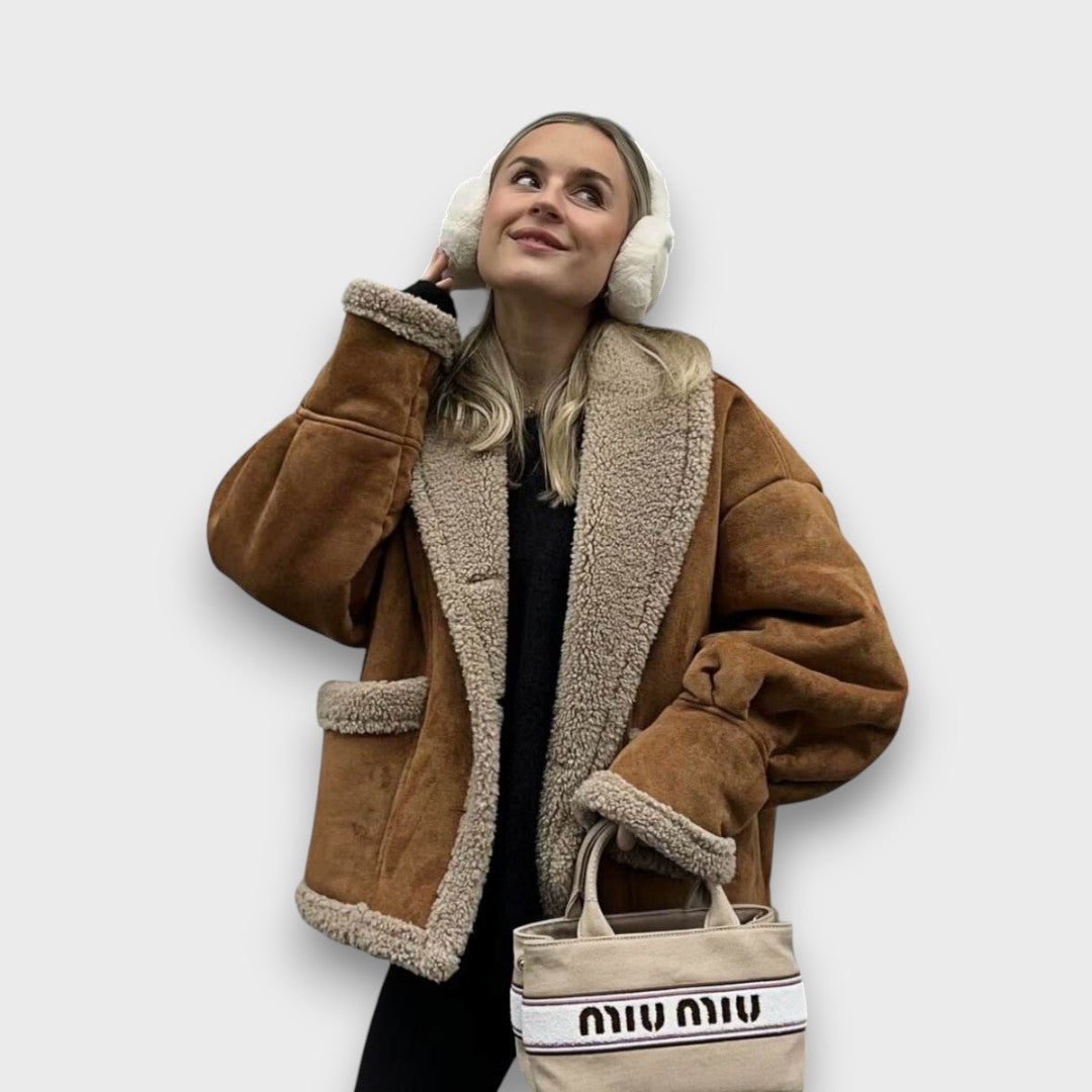 Gina – Warm Jacket with Teddy Lining