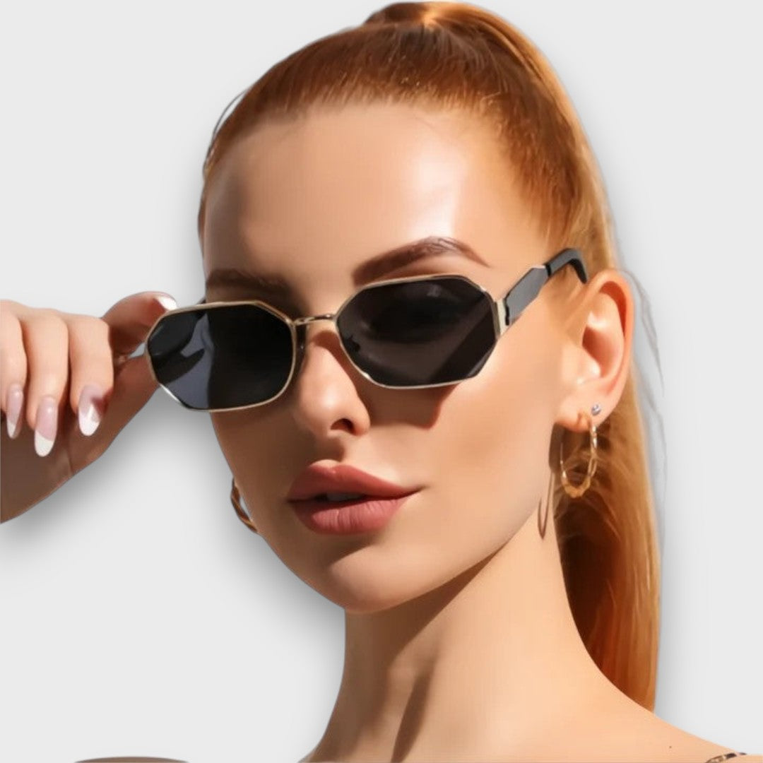 Jaylynne – Geometric Metal Sunglasses