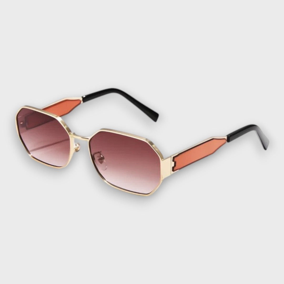 Jaylynne – Geometric Metal Sunglasses
