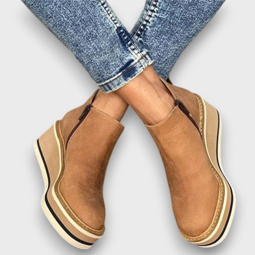 Alvaya – Everyday Stylish Wedge Ankle Boots