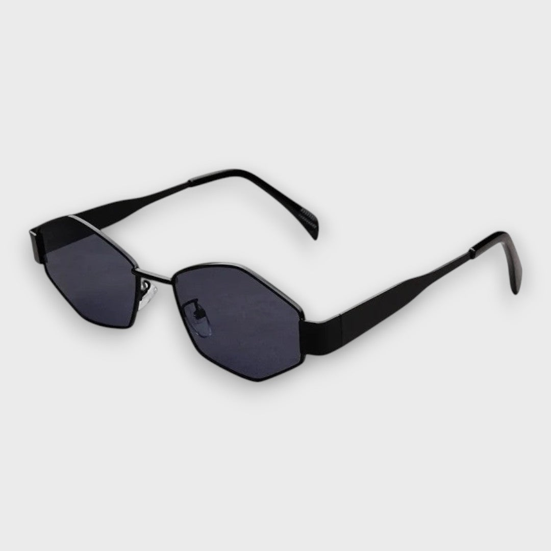 Makynna – Hexagon Metal Sunglasses