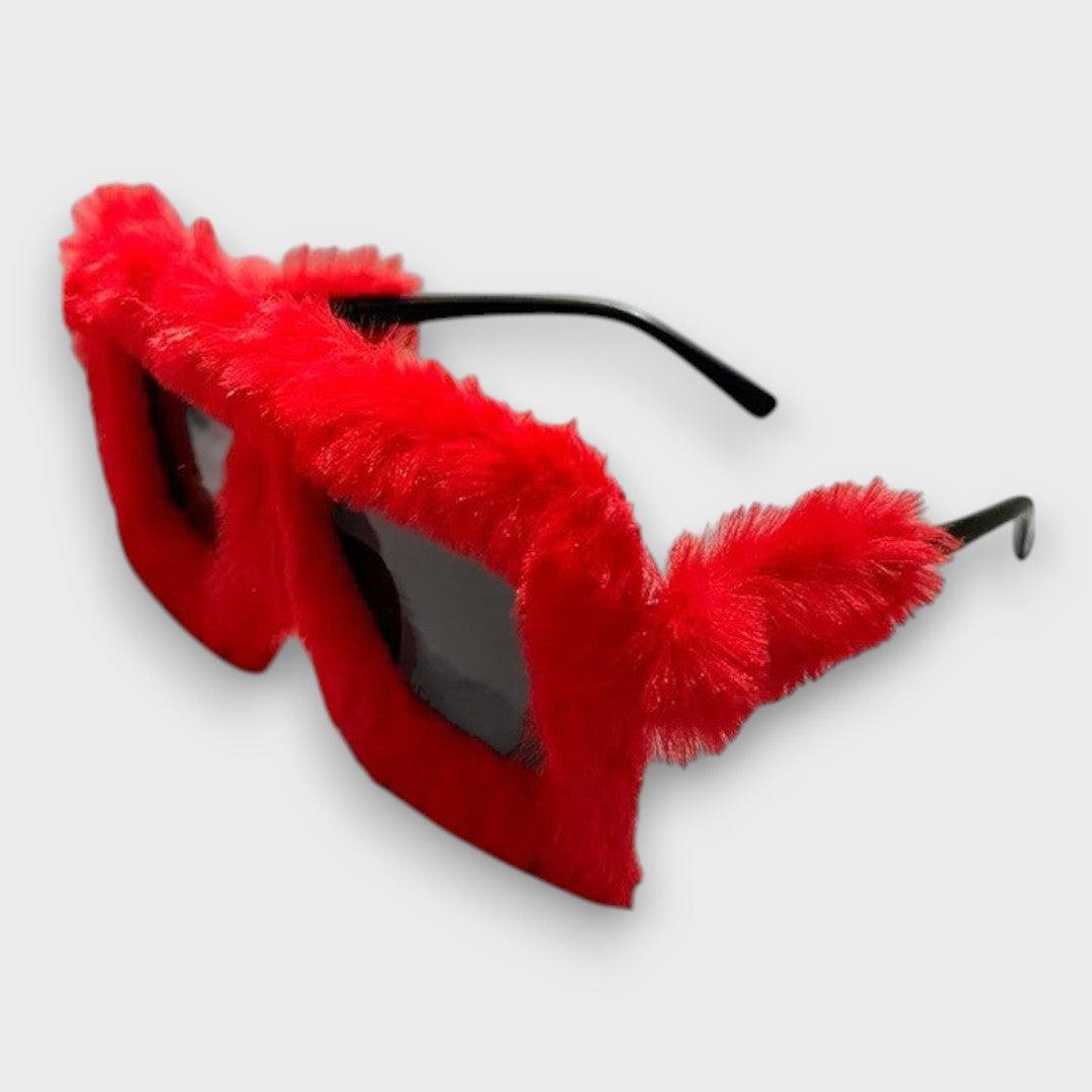 Kambriah – Faux-Fur Statement Sunglasses