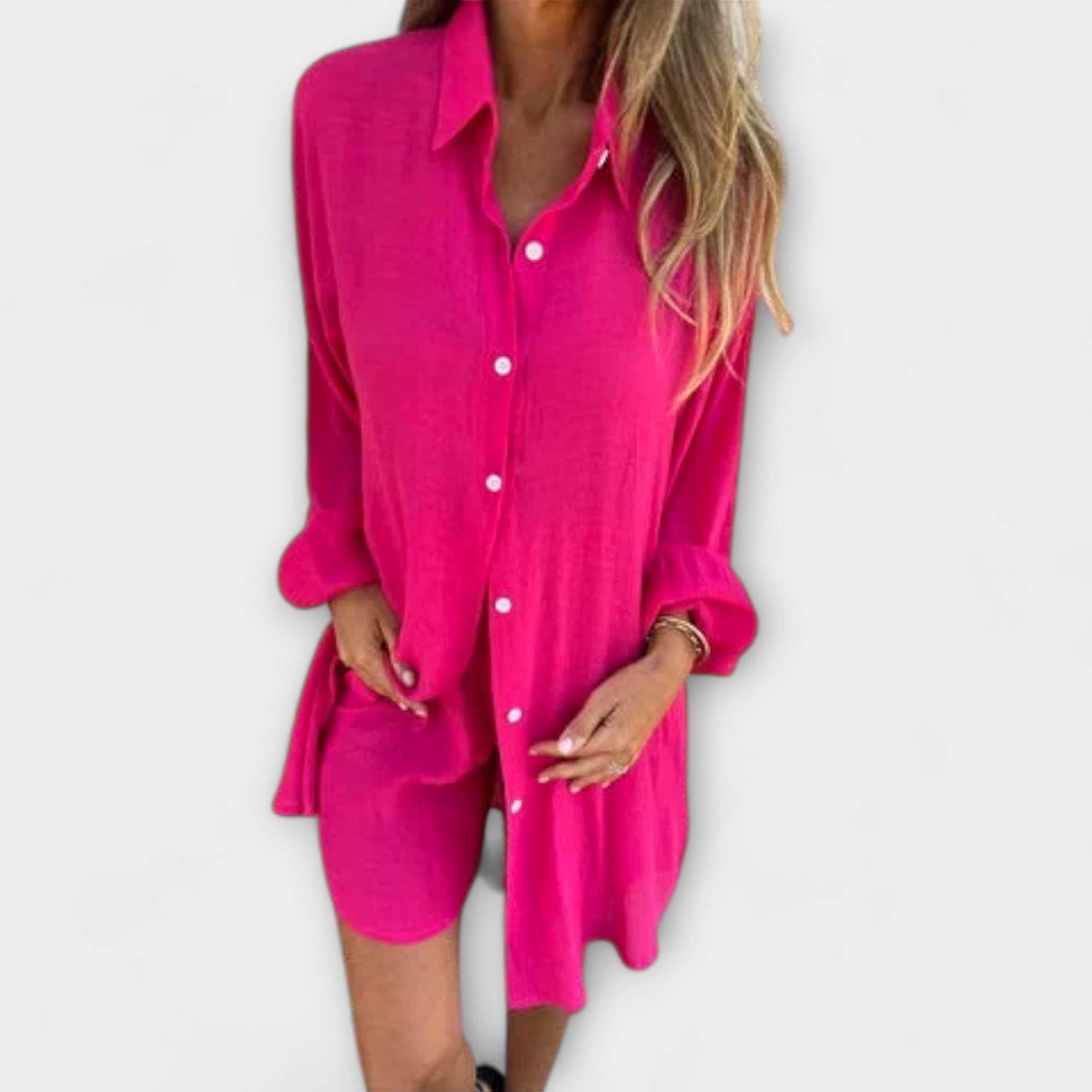 Serine – Two-Piece Summer Set with Oversized Blouse