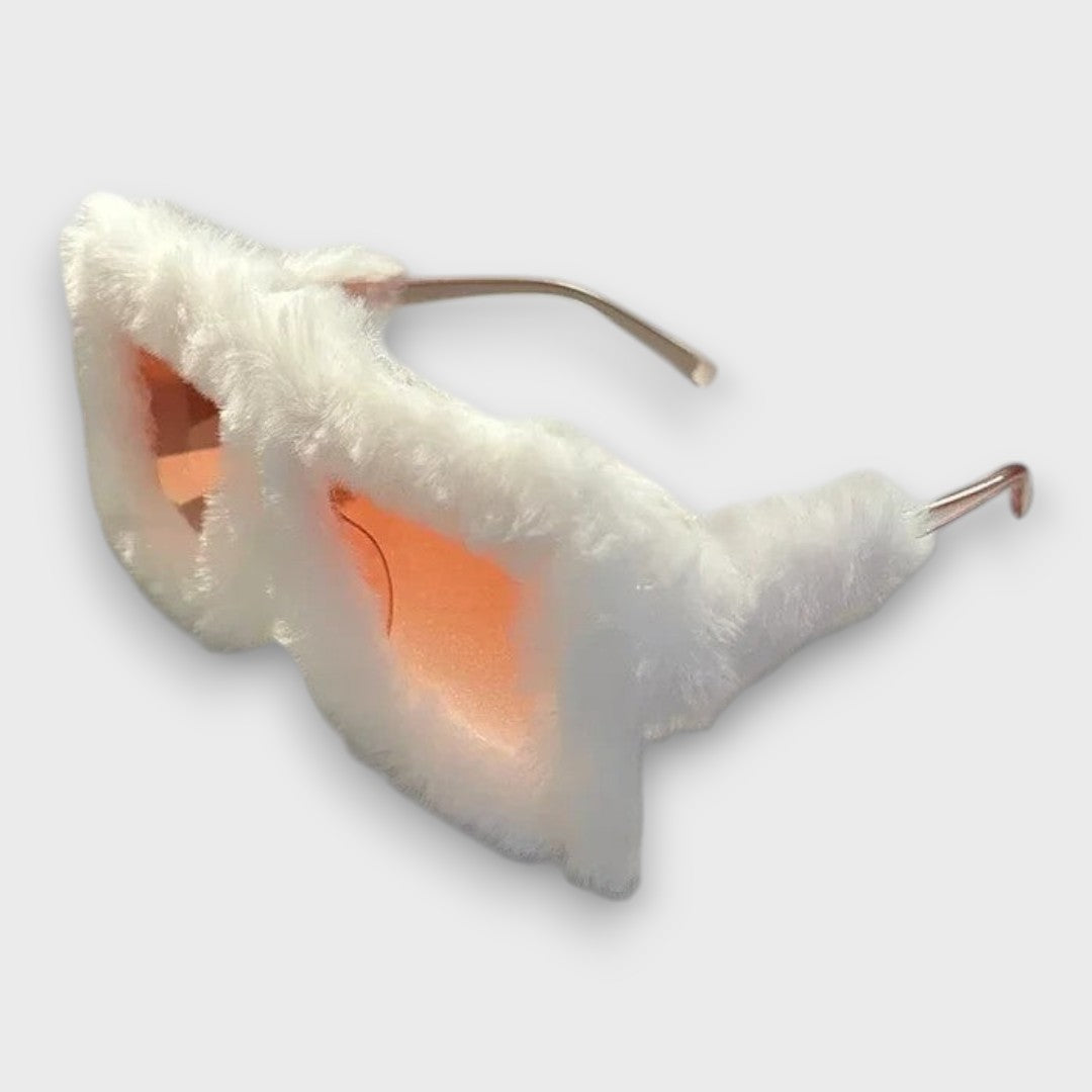 Kambriah – Faux-Fur Statement Sunglasses