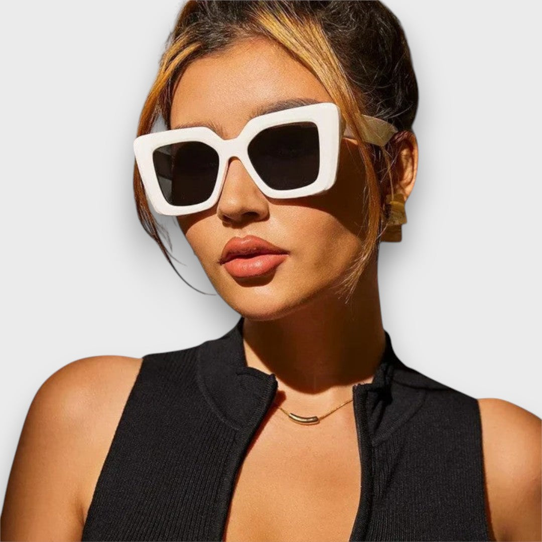 Raeyana – Bold Sculpted Sunglasses