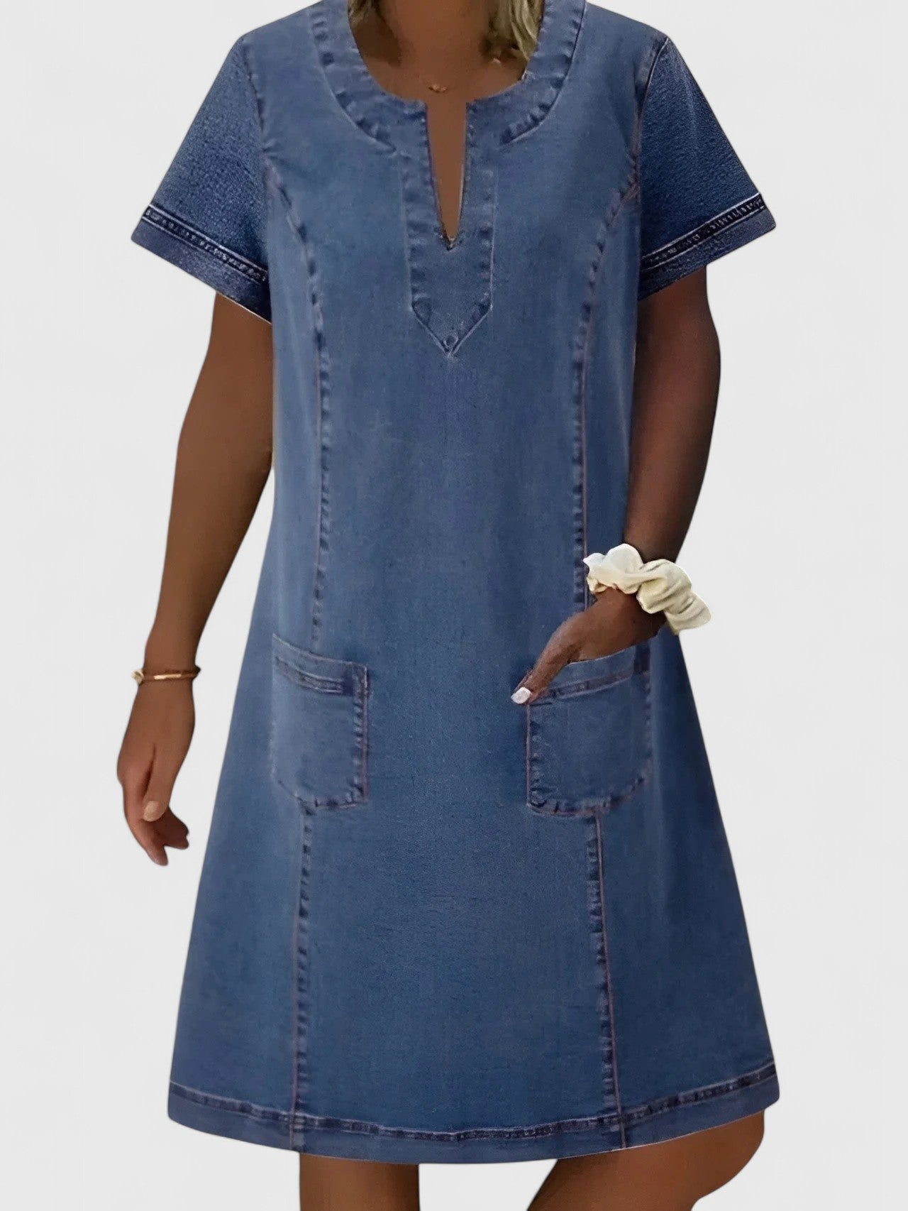 Christine | Denim Dress