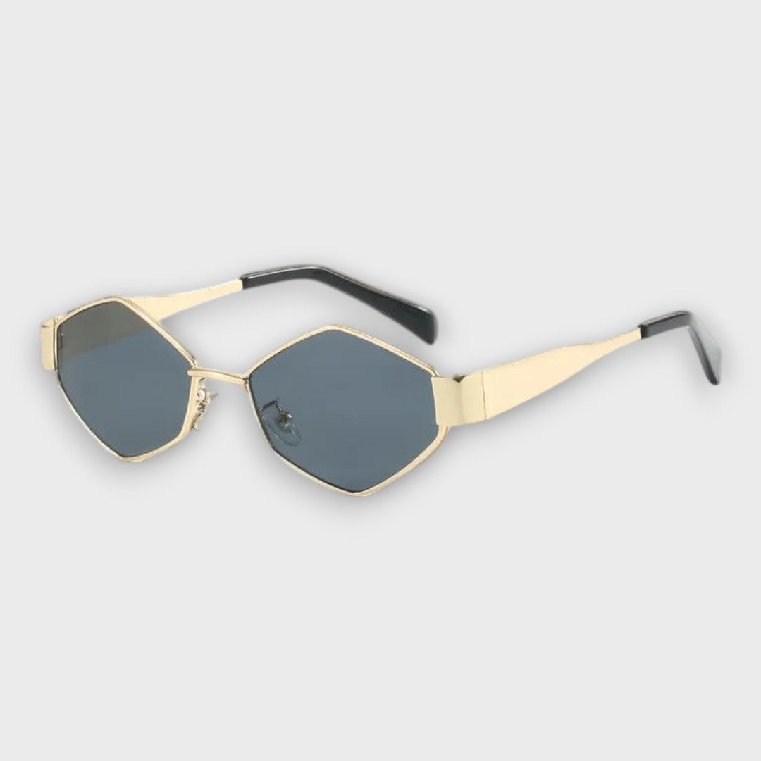 Makynna – Hexagon Metal Sunglasses