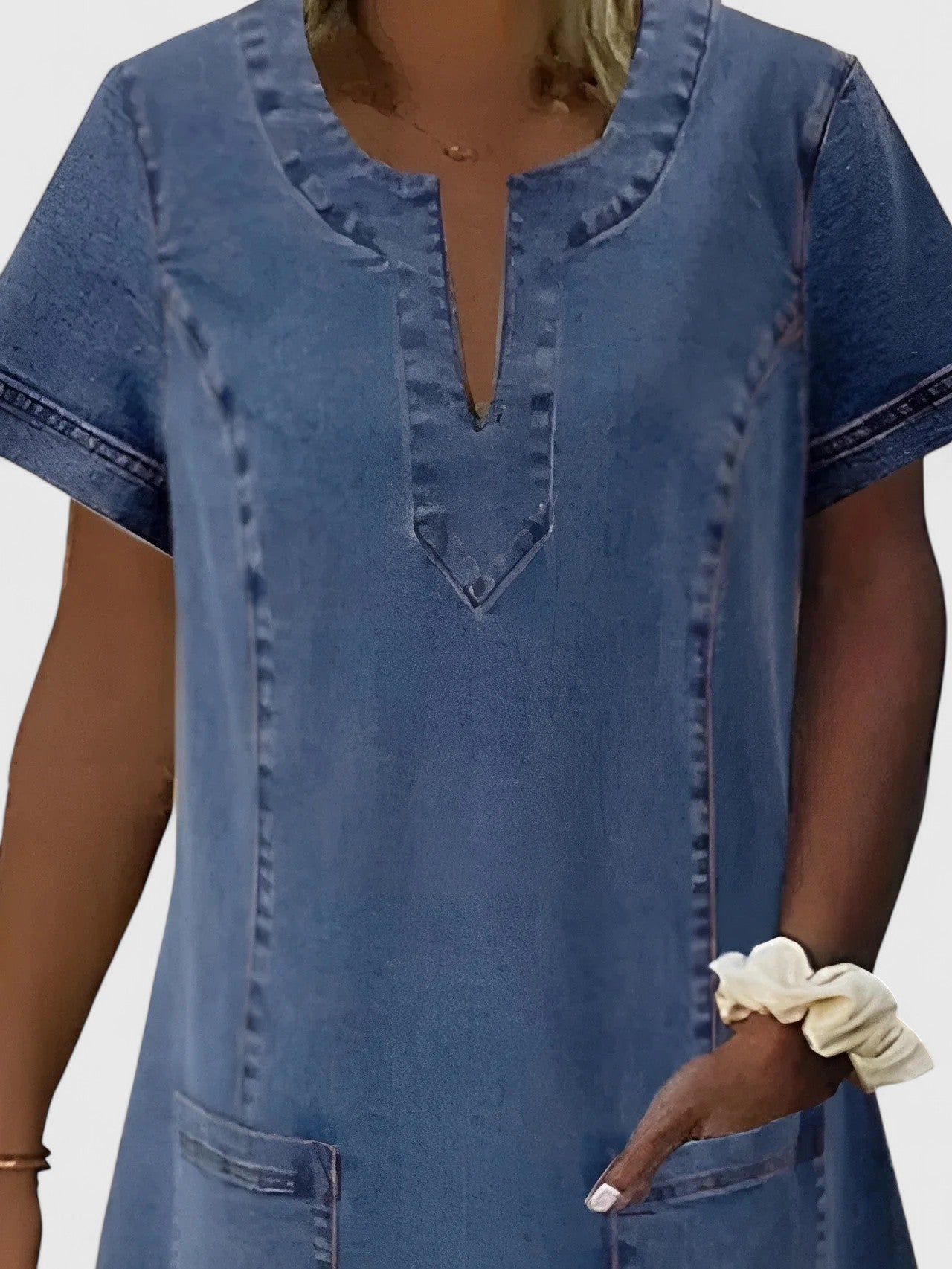 Christine | Denim Dress