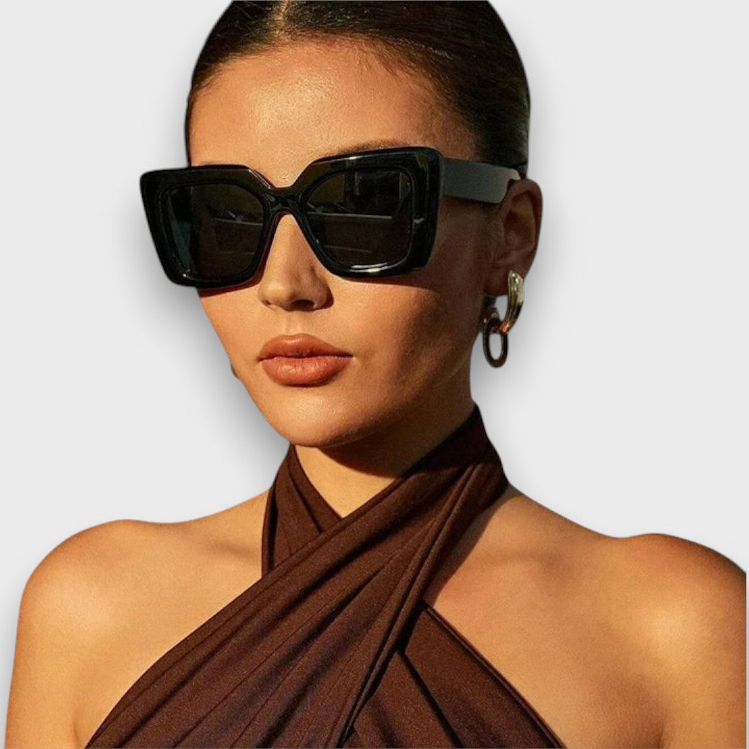 Raeyana – Bold Sculpted Sunglasses