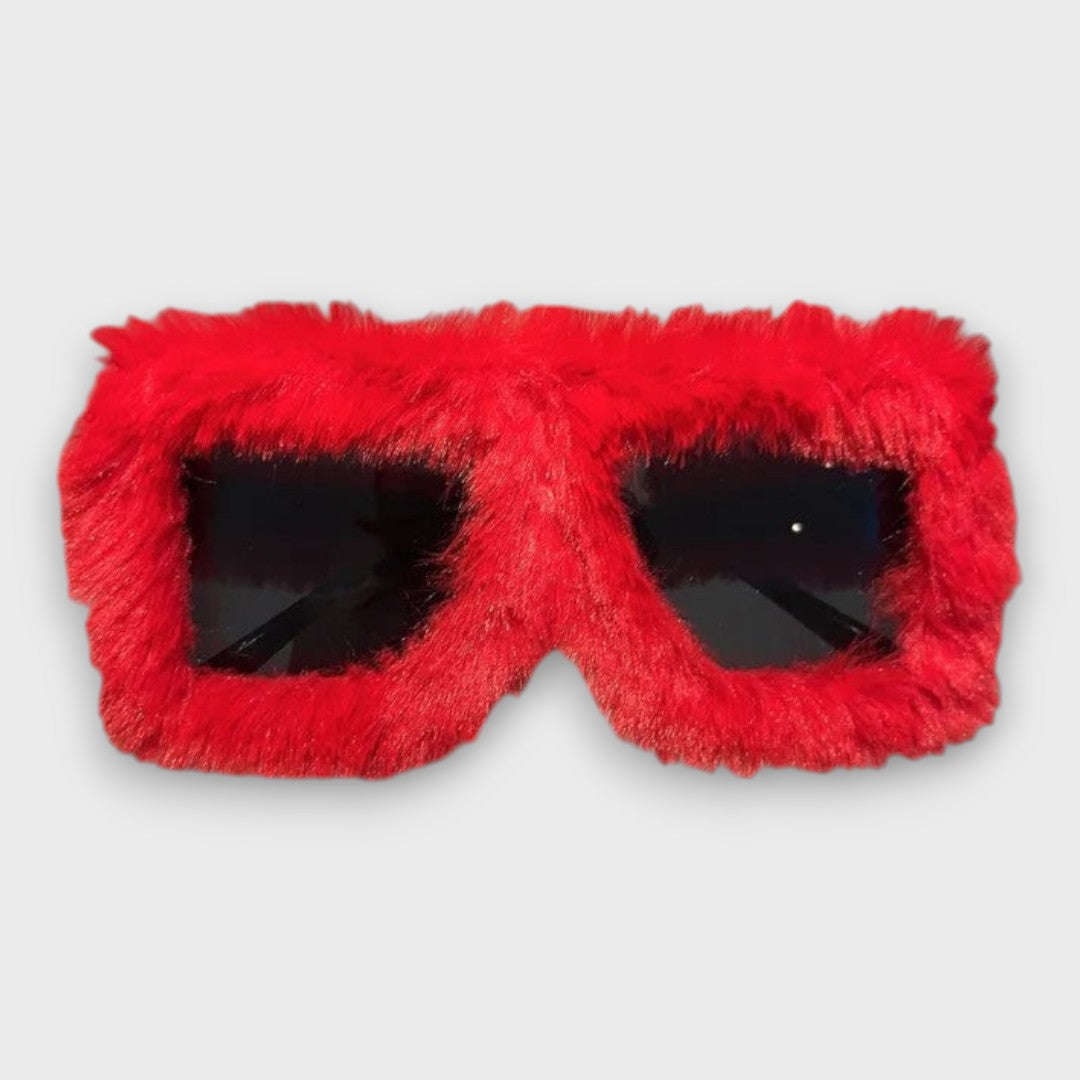 Kambriah – Faux-Fur Statement Sunglasses
