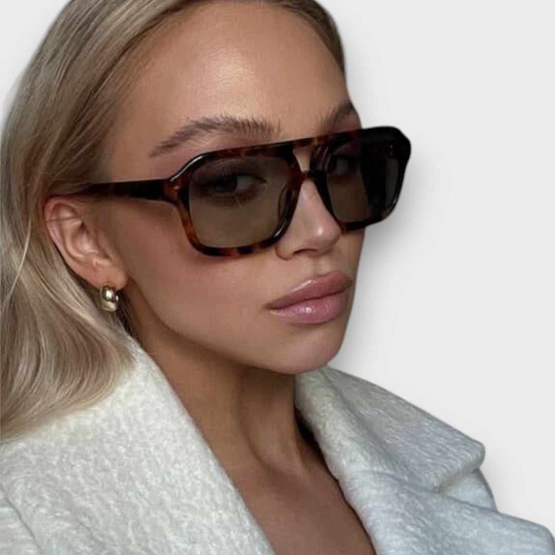 Jaslynn – Elegant Tortoise Sunglasses