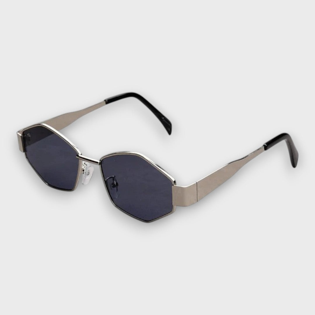 Makynna – Hexagon Metal Sunglasses