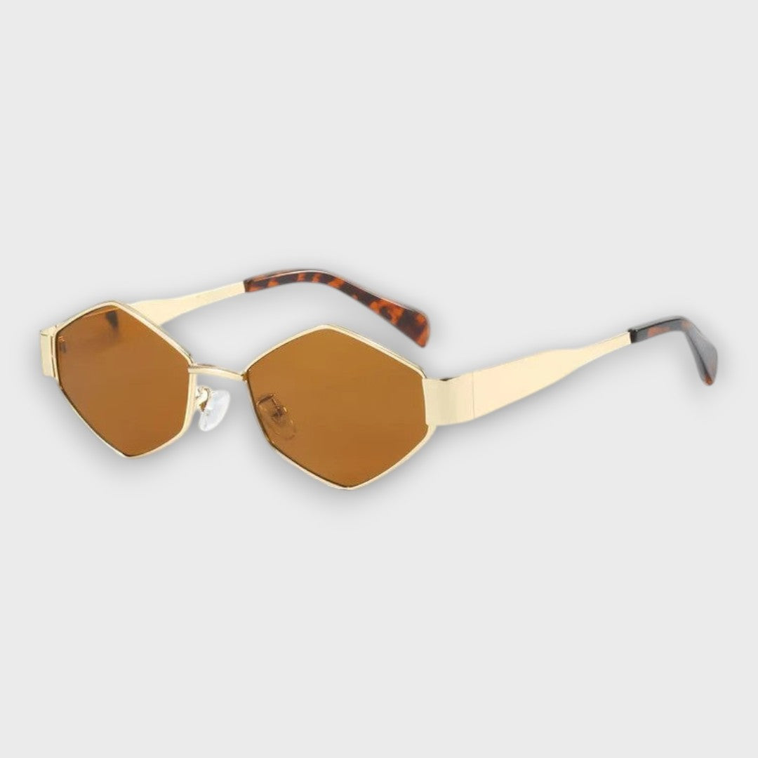 Makynna – Hexagon Metal Sunglasses