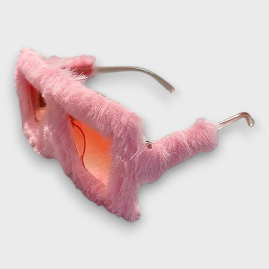 Kambriah – Faux-Fur Statement Sunglasses