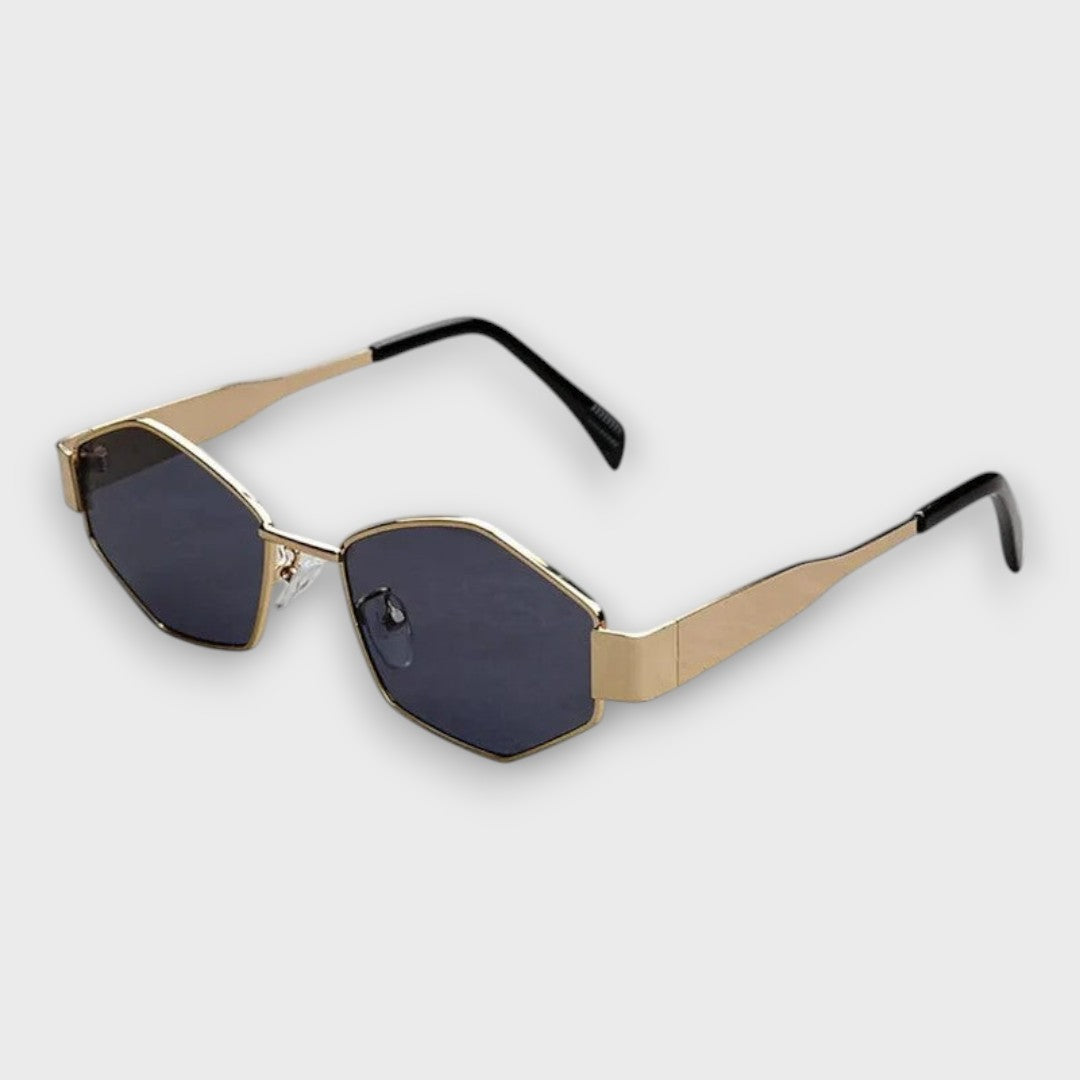 Makynna – Hexagon Metal Sunglasses