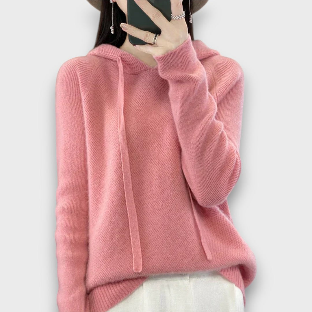 Hanna – Soft Merino Wool Winter Hoodie