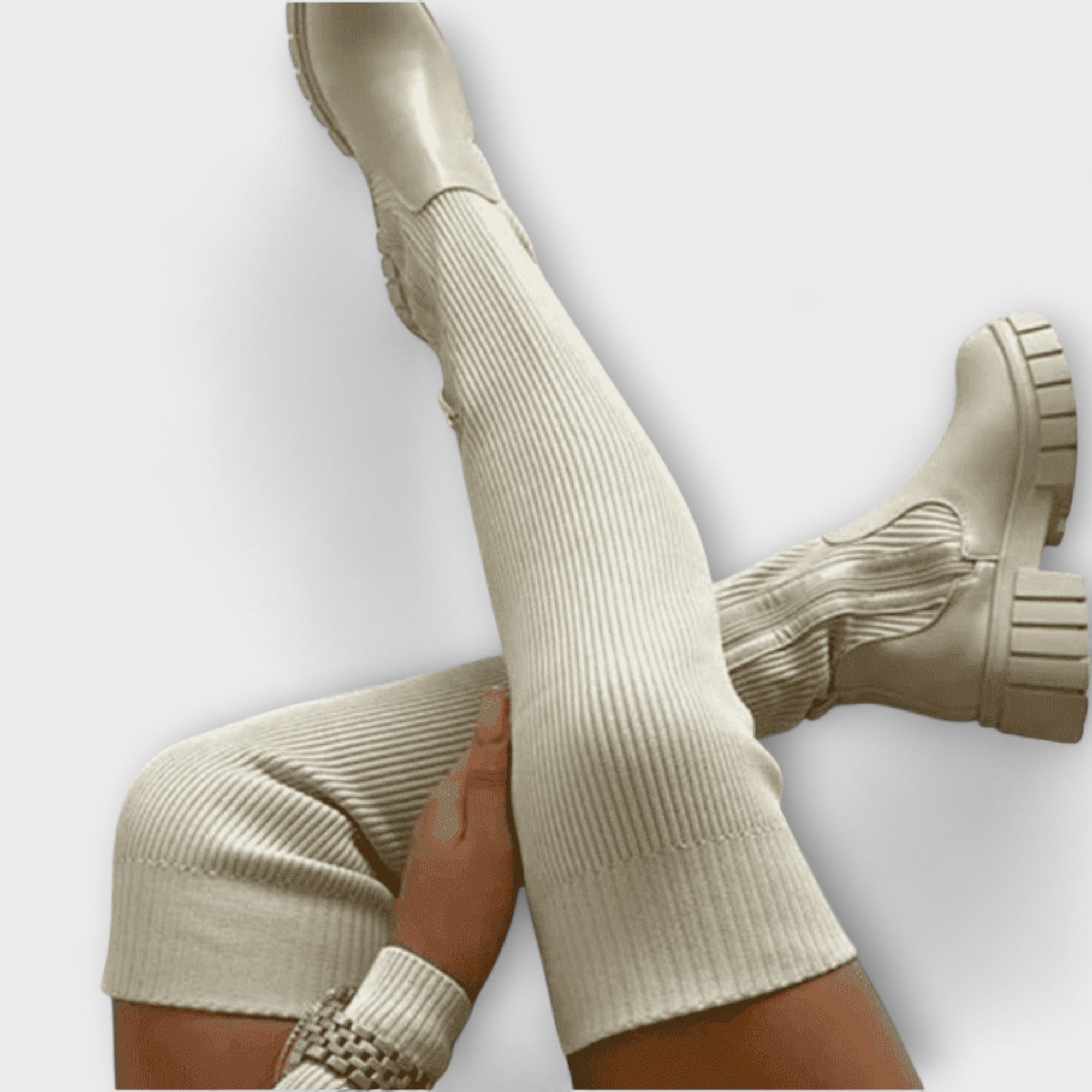 Lureva – Over-the-knee Boots with Chunky Sole