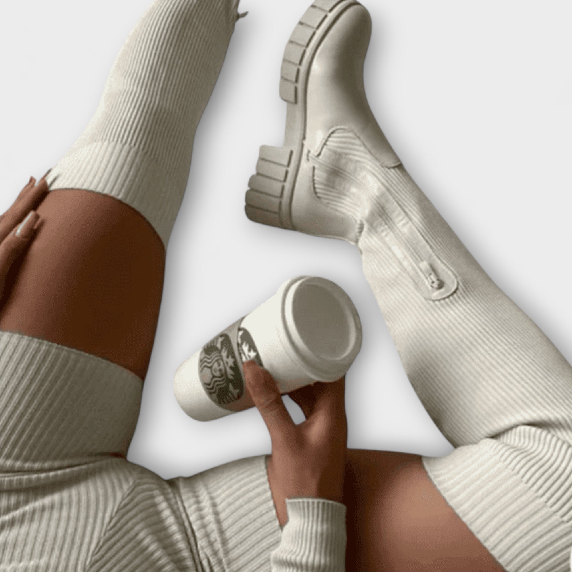 Lureva – Over-the-knee Boots with Chunky Sole