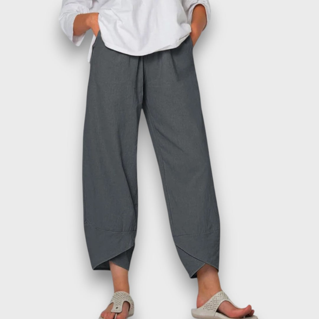 Neve – Lightweight Summer Pants with Modern Hem