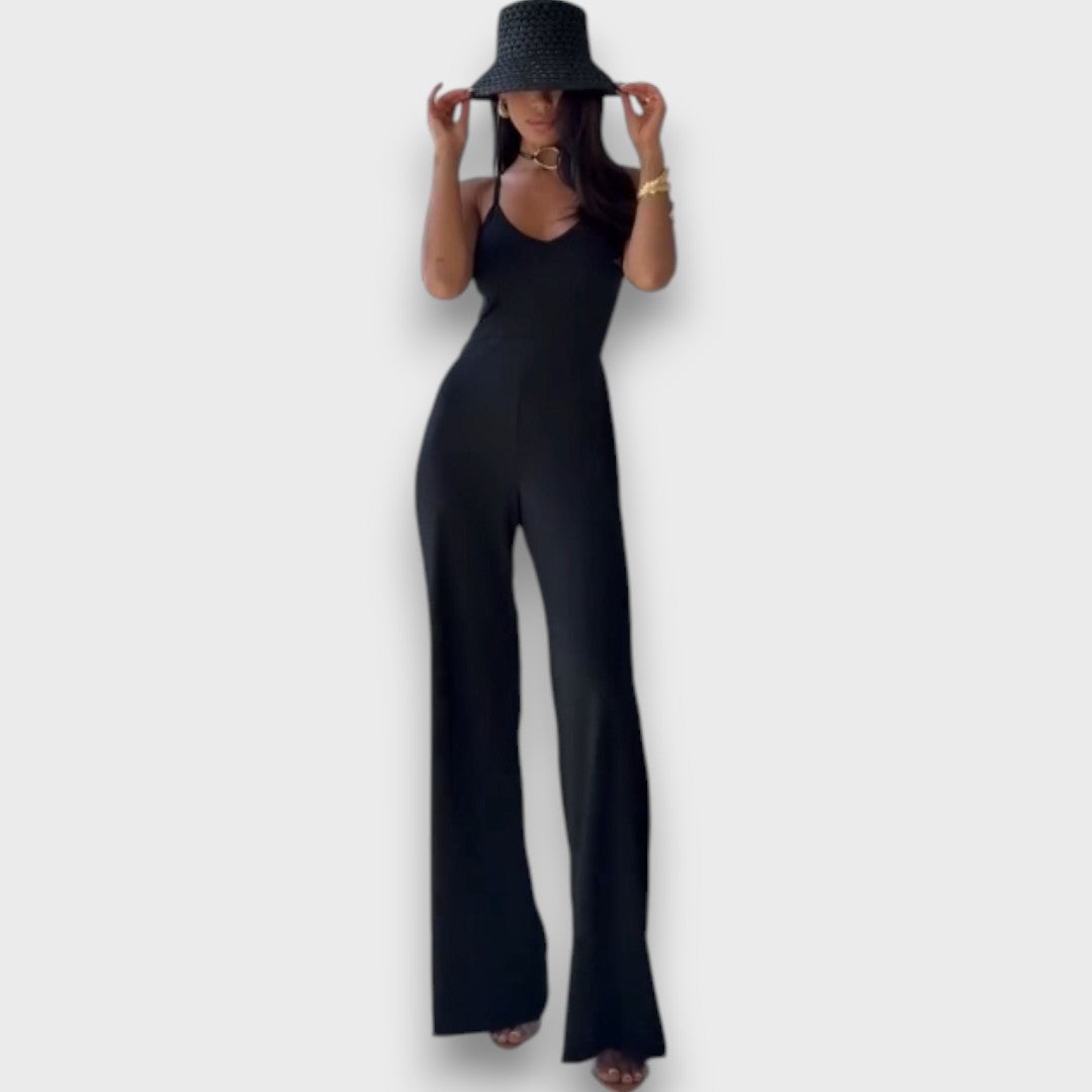 Ravie – Black Jumpsuit with Back Cutout