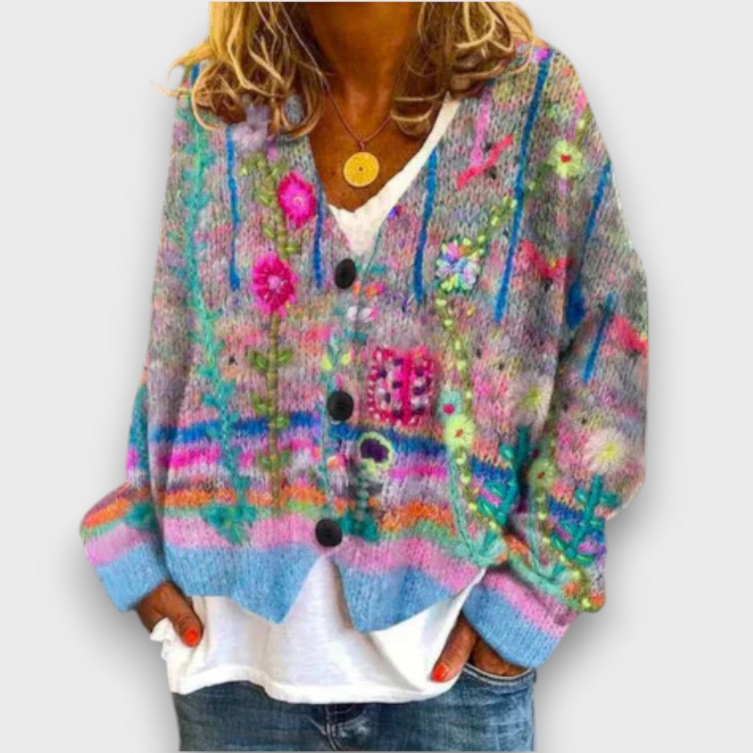 Helviana – Cardigan with Pattern