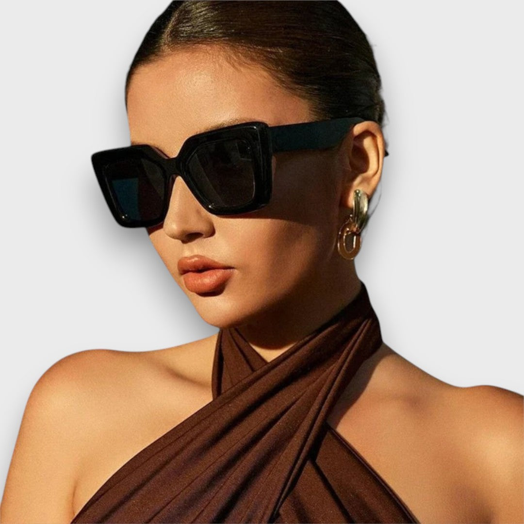 Raeyana – Bold Sculpted Sunglasses