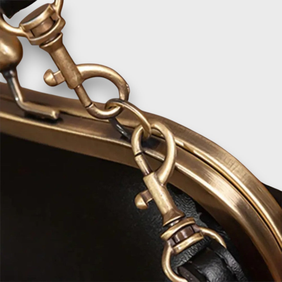 Selmira – Vintage Bag with Kiss-Lock Closure