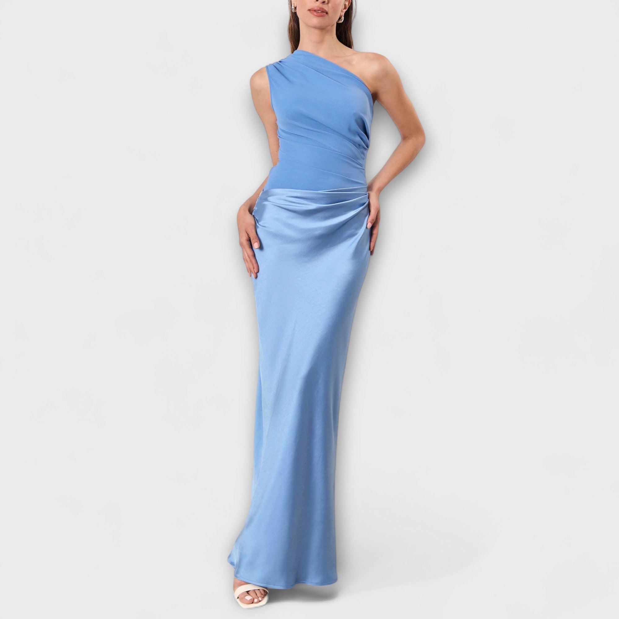 Serenelle – Elegant One-Shoulder Evening Dress