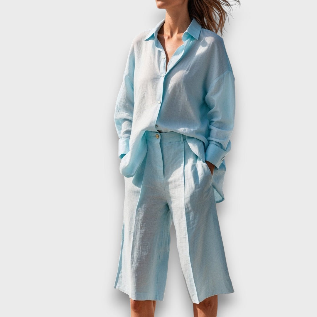 Isa – Shirt Set with Shorts