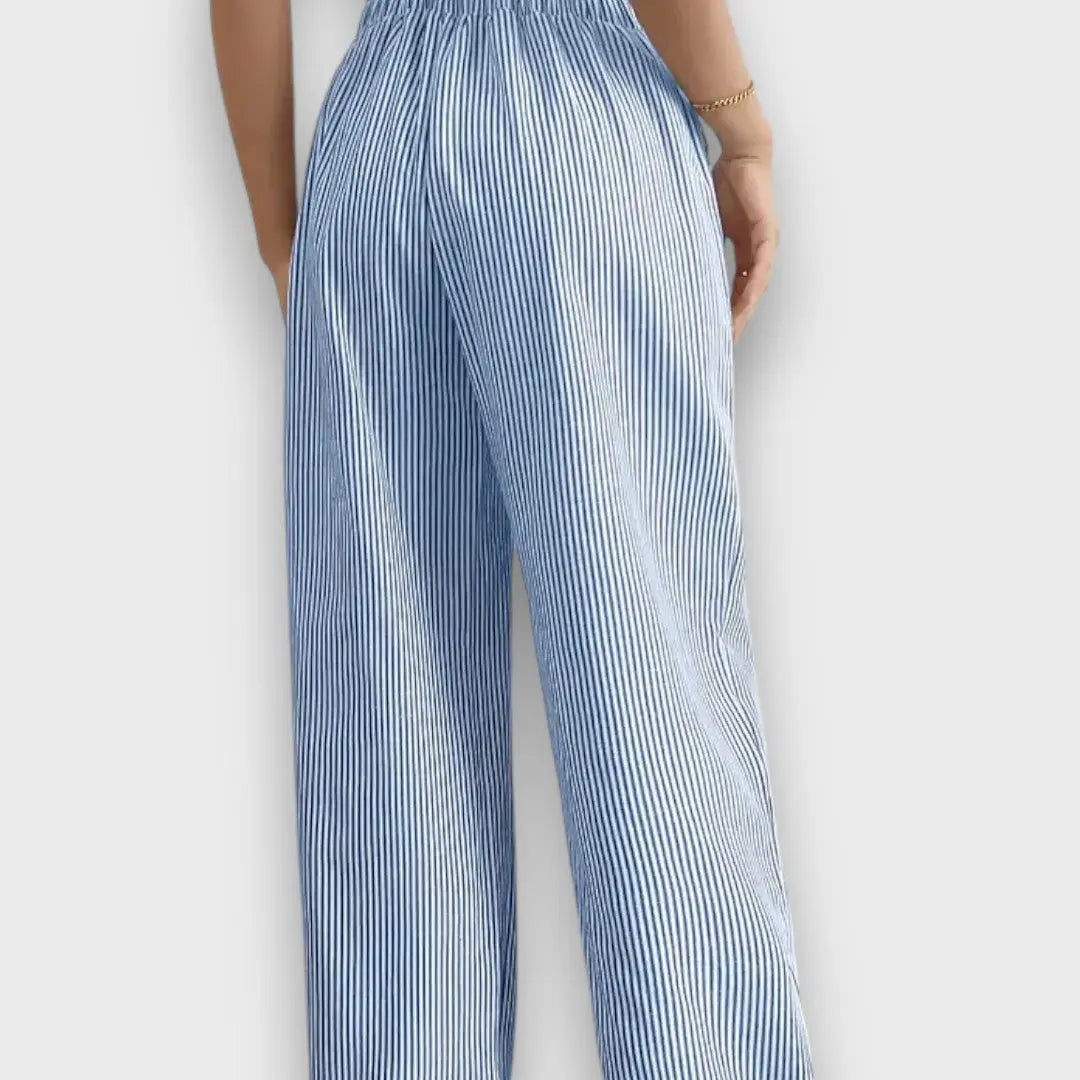 Karina – Trousers with Fine Stripes