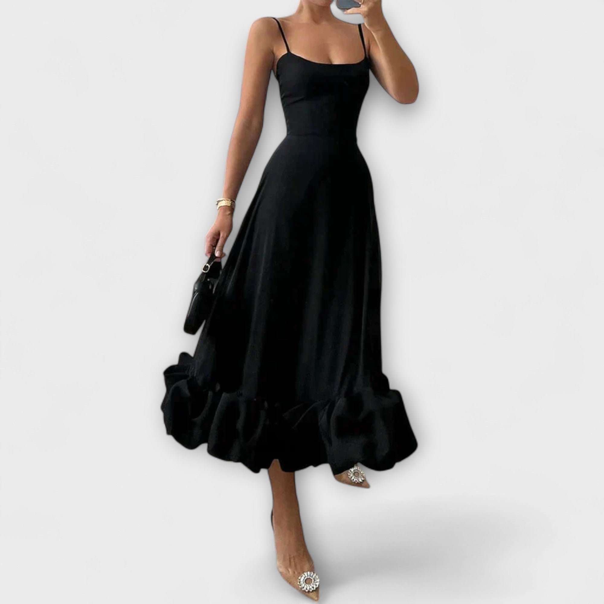 Solaea – Elegant Midi Dress for Special Occasions