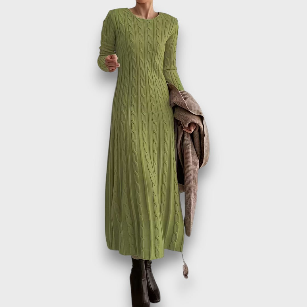 Maricen – Cable-Knit Longline Dress