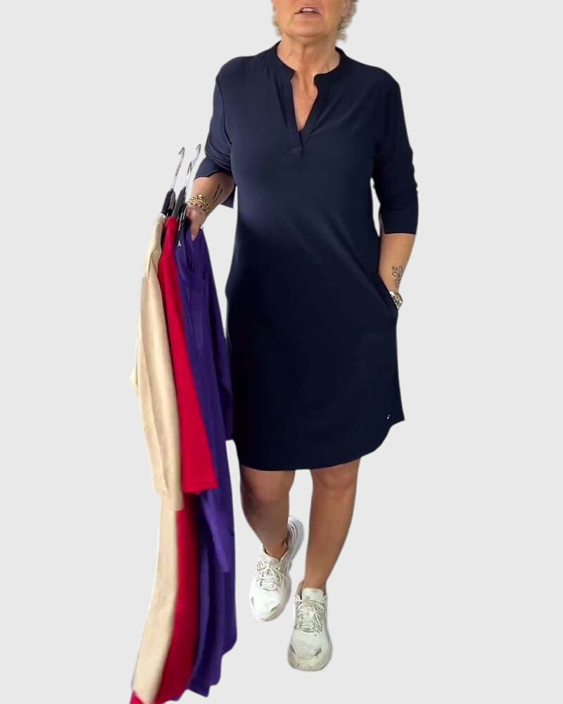 Katherine | V-Neck Dress