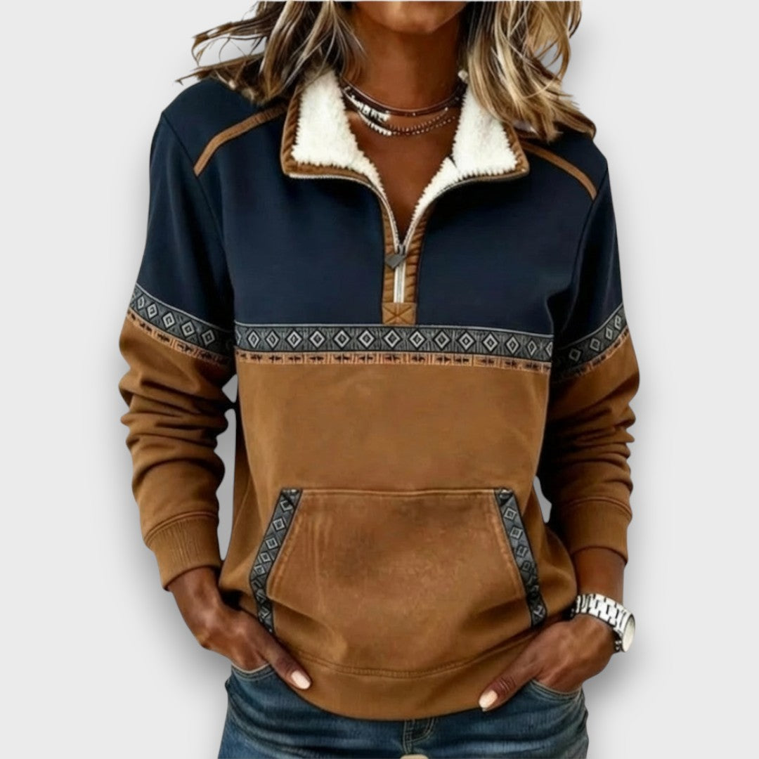 Rosi – Cosy Half-Zip Pullover