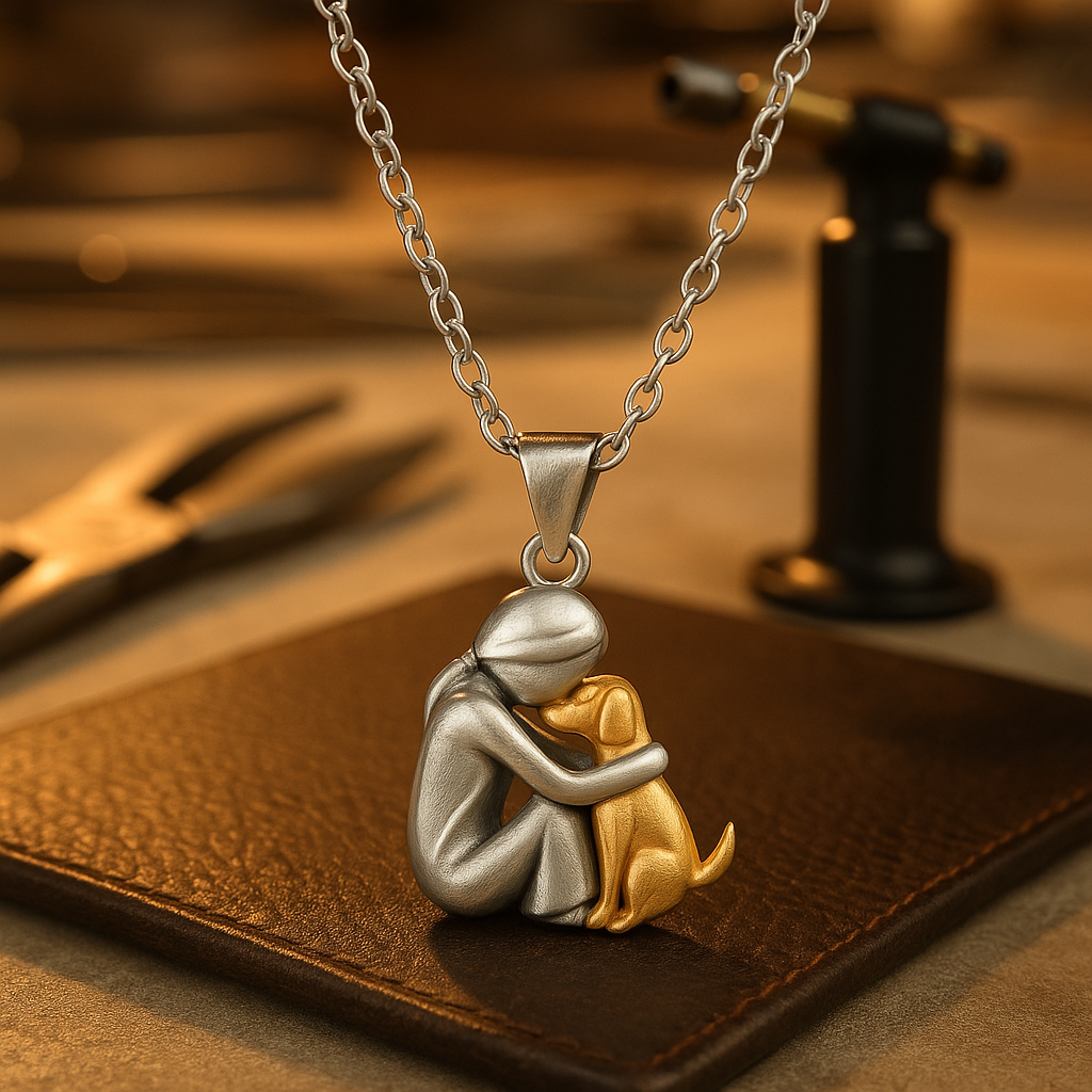 Amora – Hug Pendant Necklace with Heartfelt Bond
