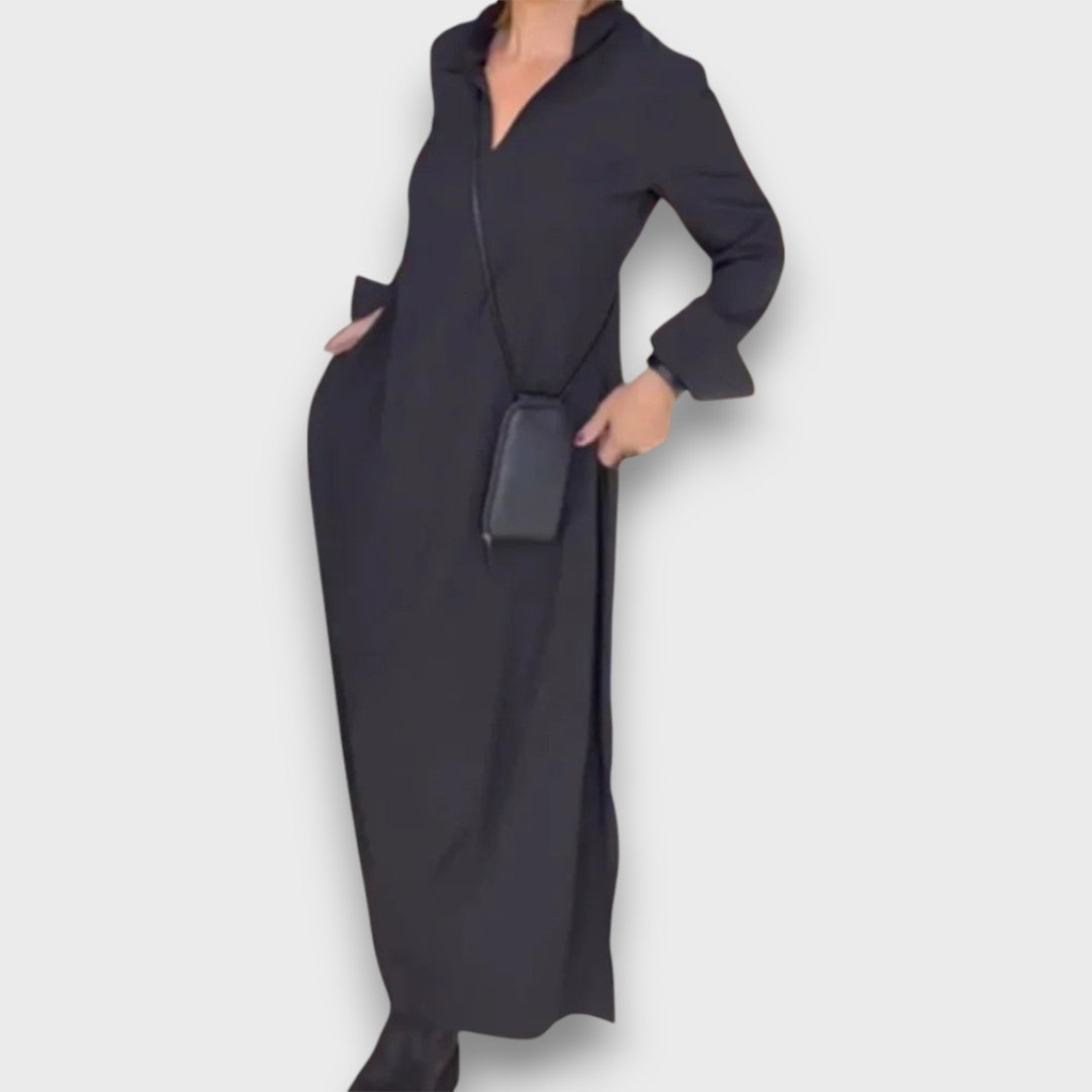 Malina – Timeless Shirt Dress with Maxi Cut