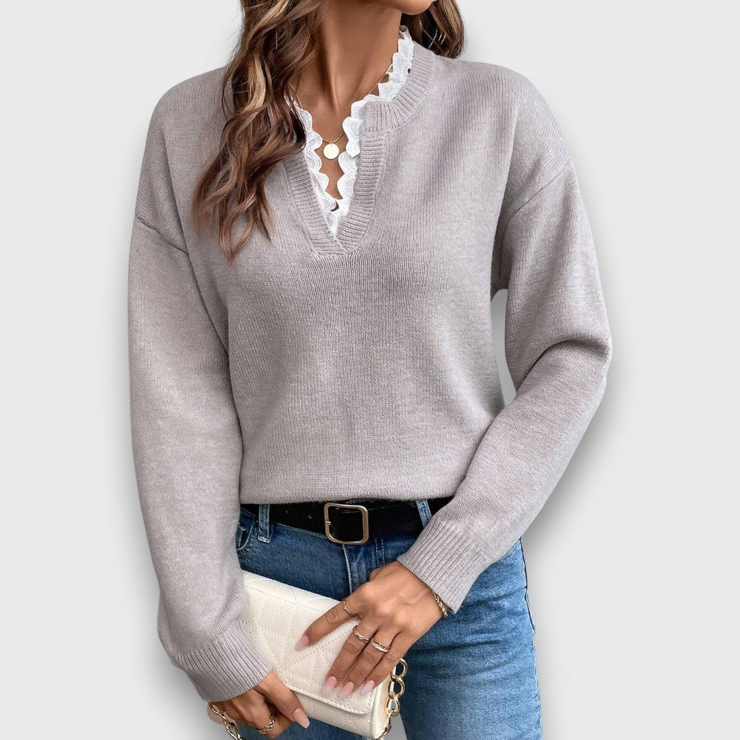 Elsbeth – Delicate V-neck sweater