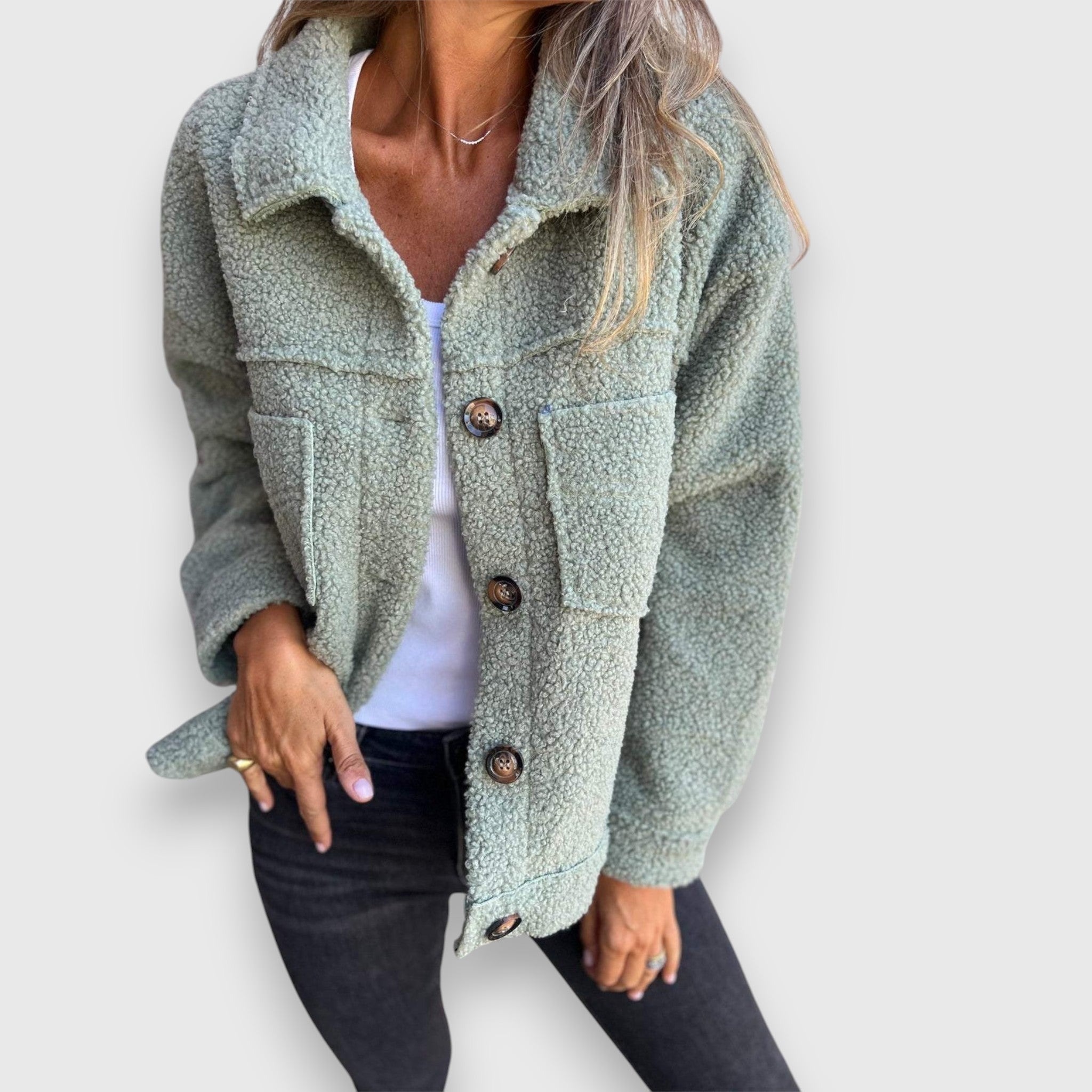 Delya – Elegant Shirt Jacket for Spring