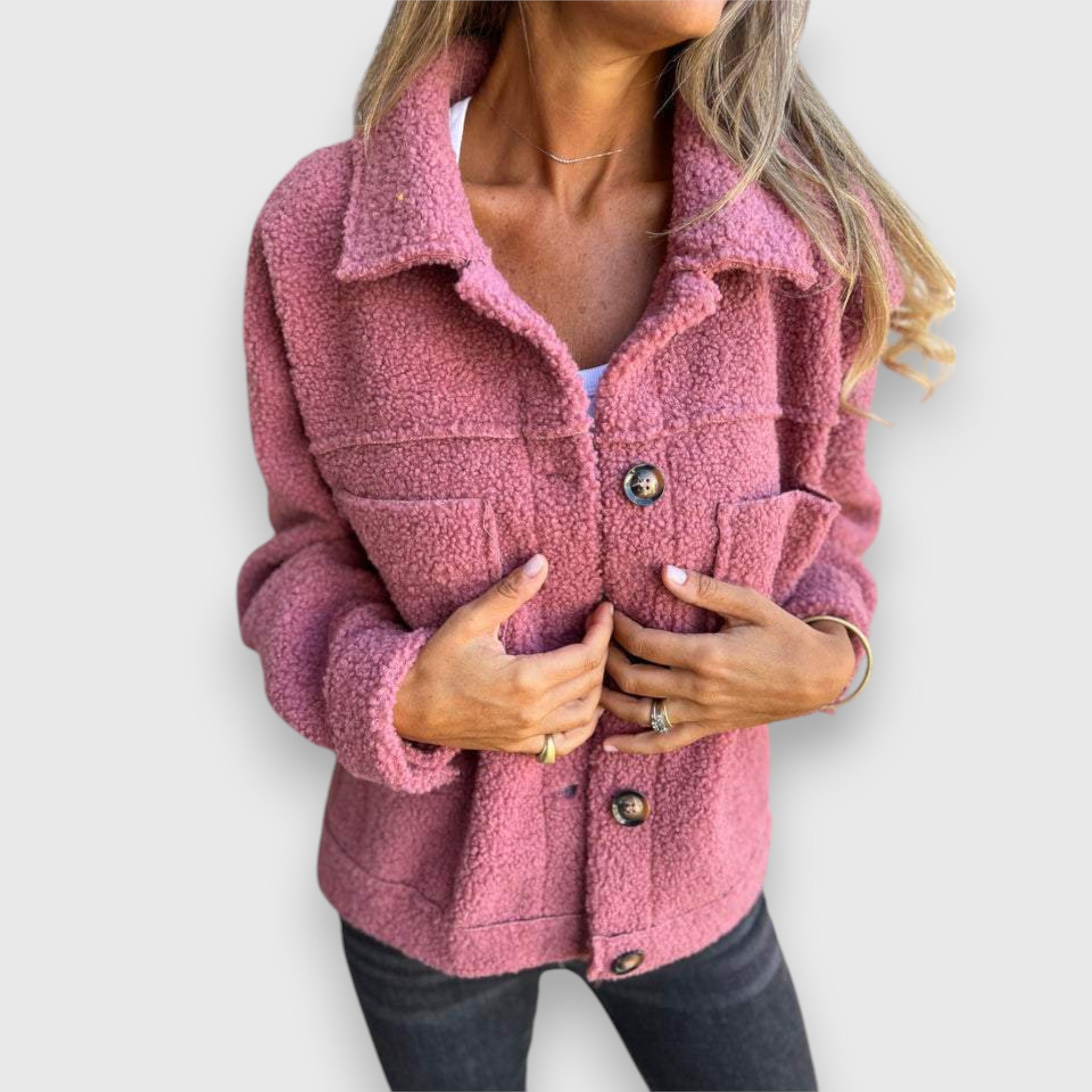 Delya – Elegant Shirt Jacket for Spring