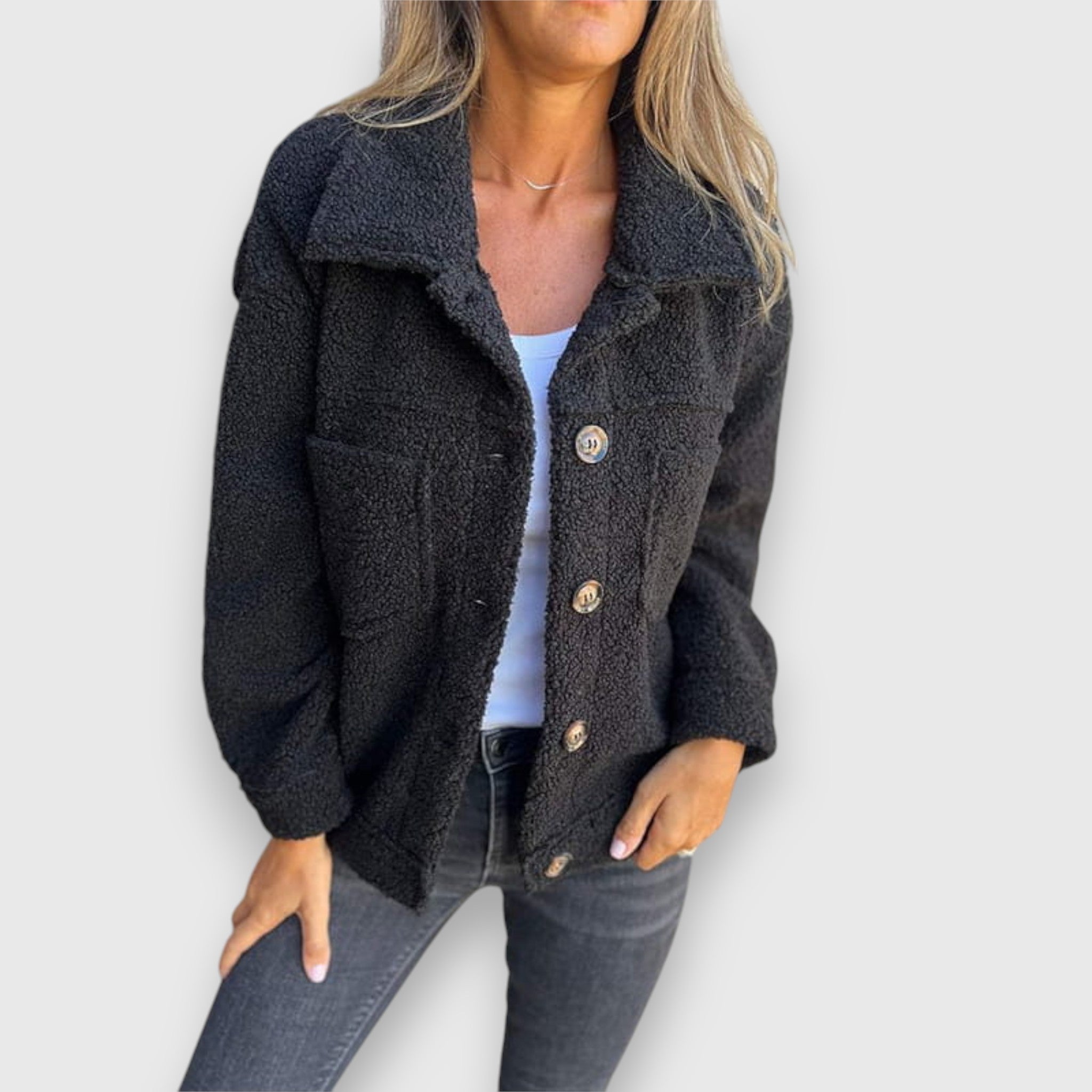 Delya – Elegant Shirt Jacket for Spring