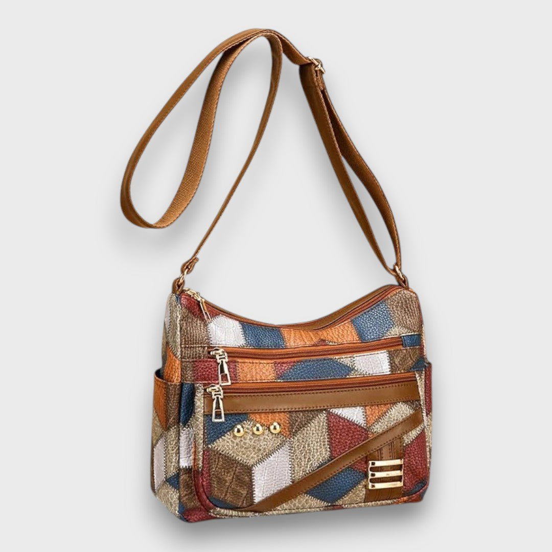 Miresta – Patchwork Leather Shoulder Bag