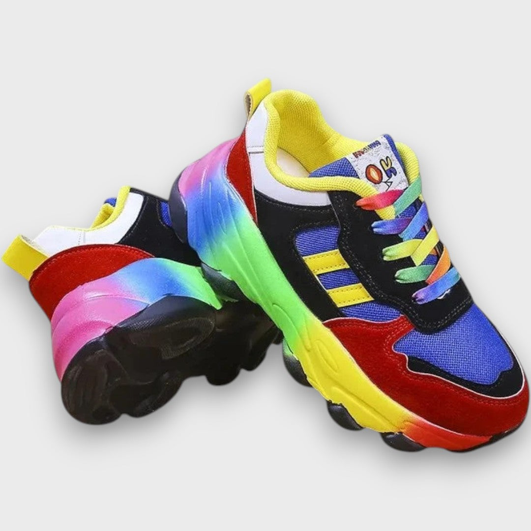 Chrystane – Orthopedic Rainbow Sneakers