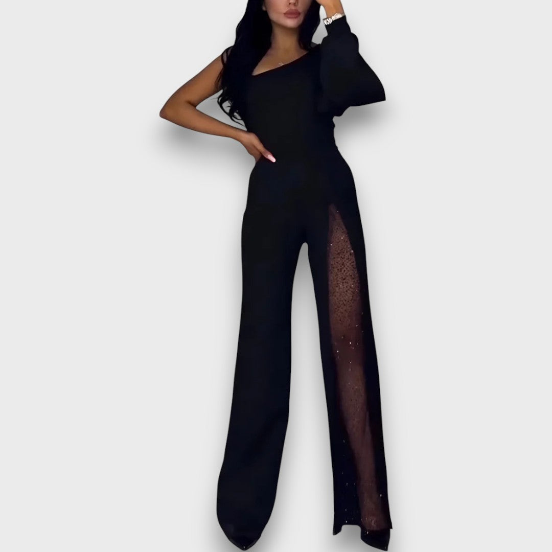 Harpelle – Modern Wide-Leg Evening Jumpsuit