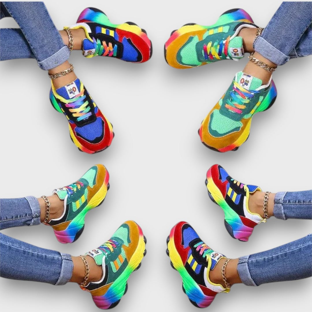 Chrystane – Orthopedic Rainbow Sneakers