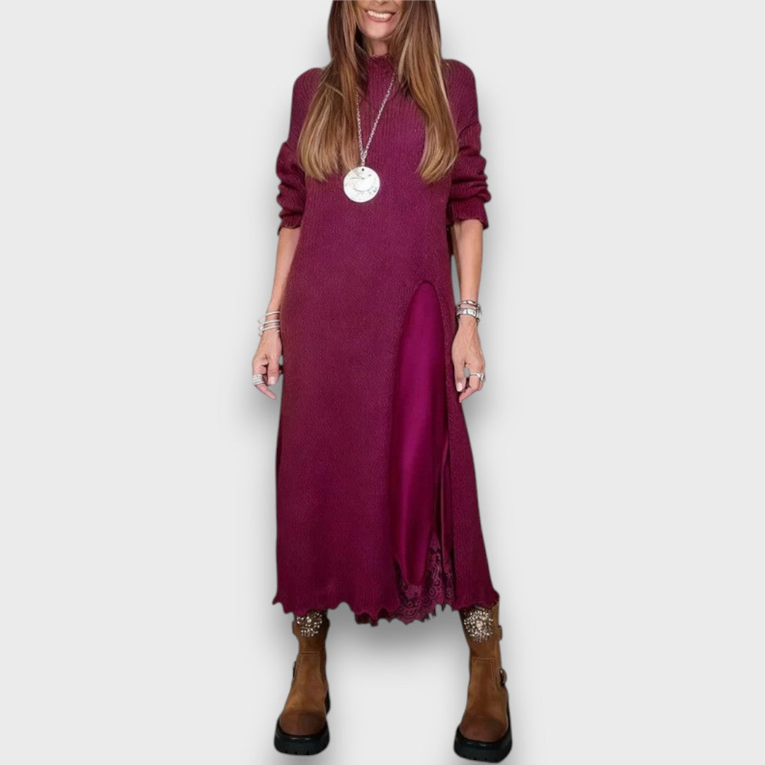 Wandara – Elegant Two-Piece Sweater Dress Set