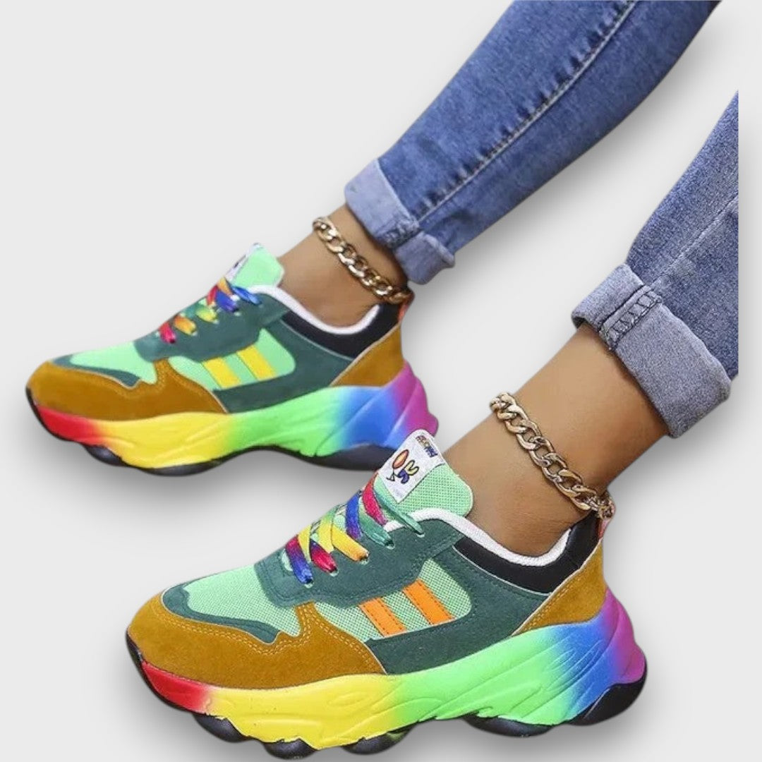 Chrystane – Orthopedic Rainbow Sneakers