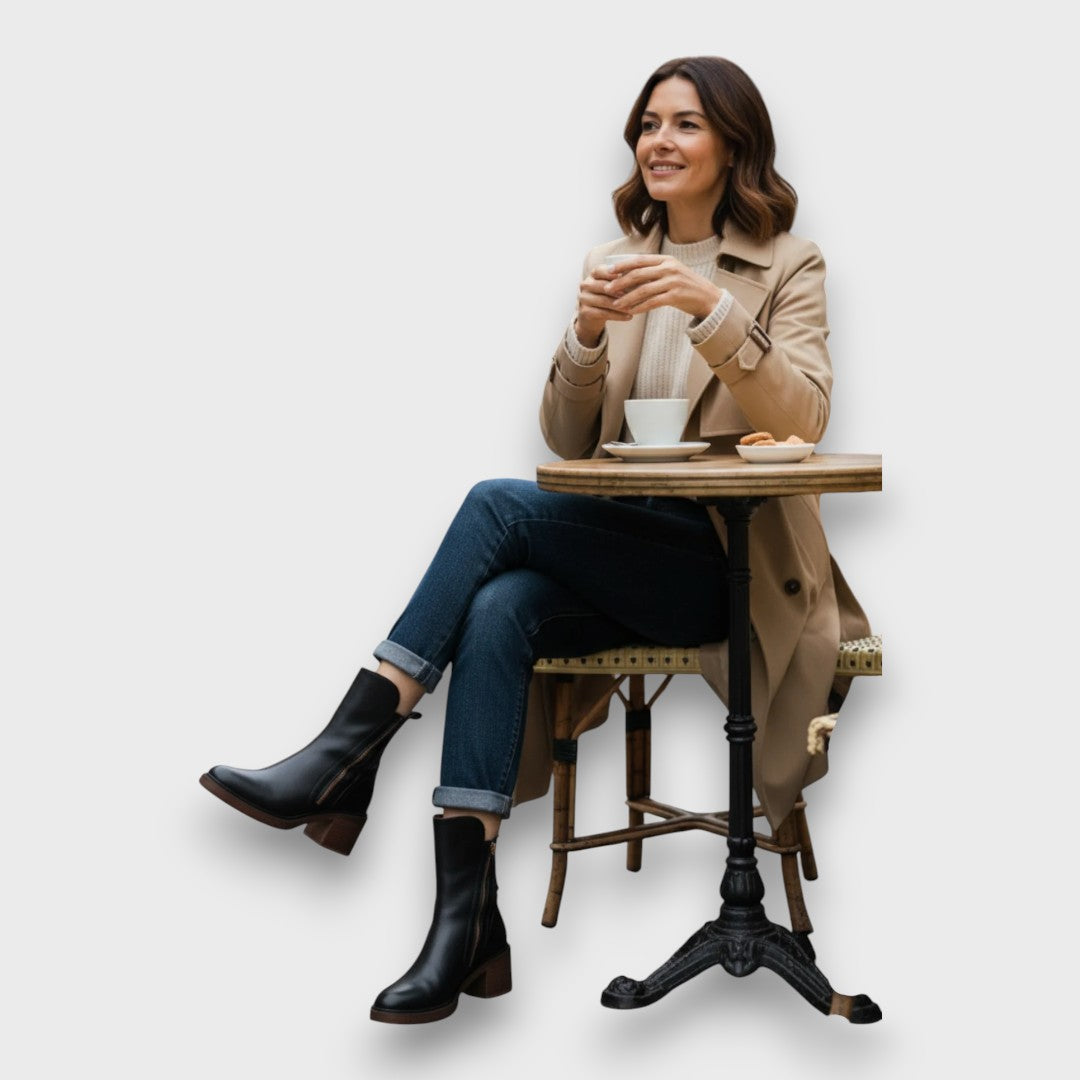 Aurelle – Classy zip ankle boots