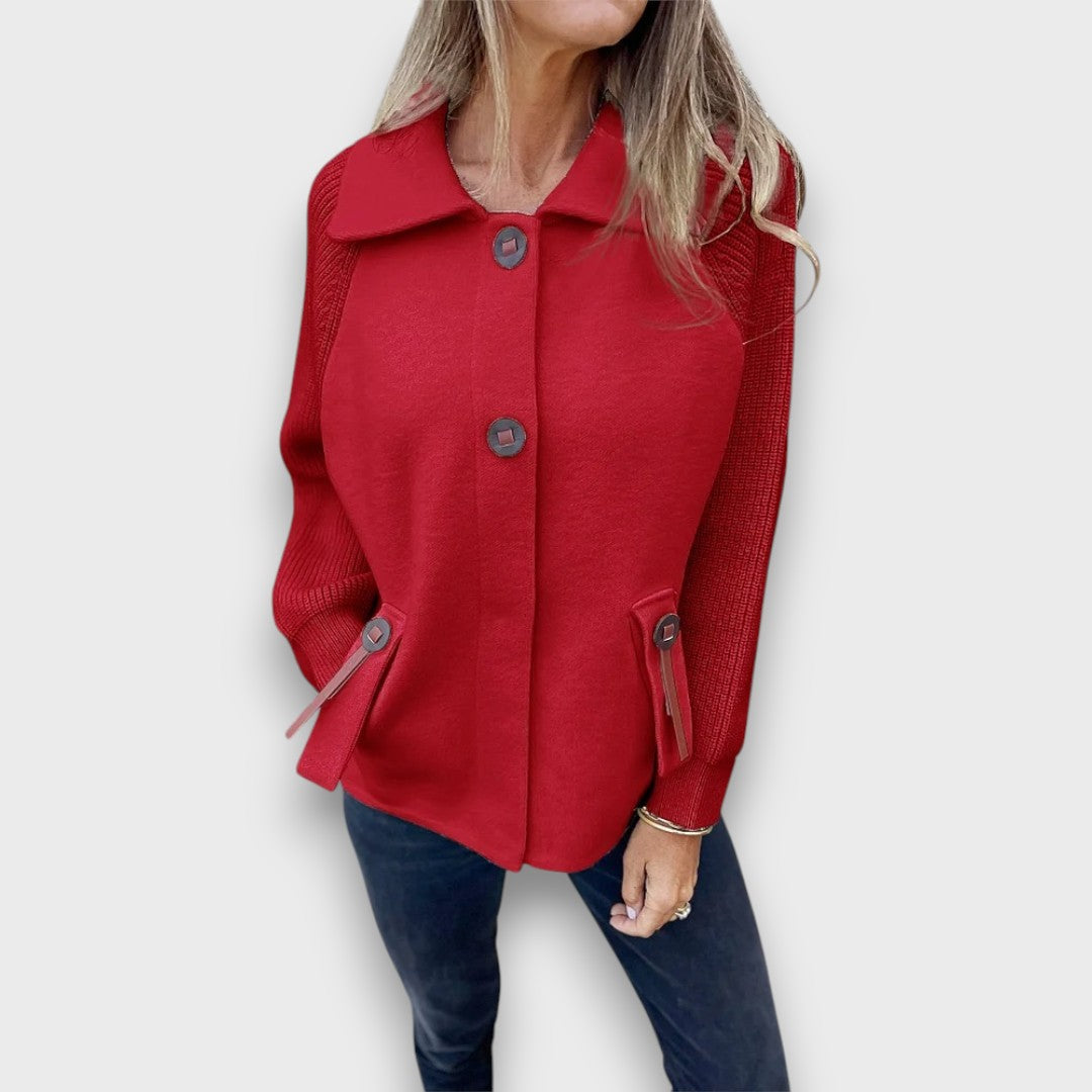 Lunaris – Jacket with Contrast Sleeves