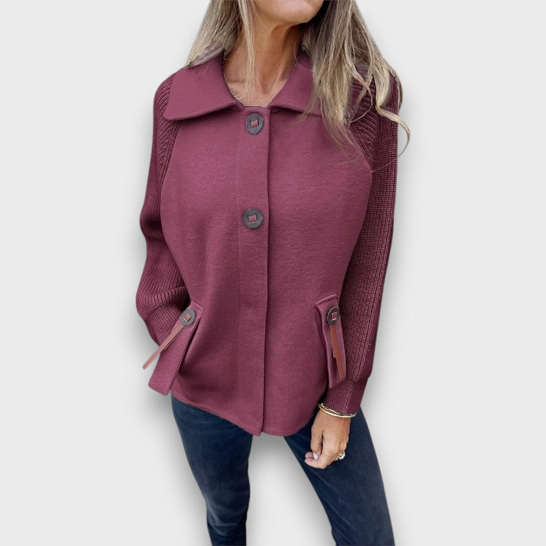 Lunaris – Jacket with Contrast Sleeves