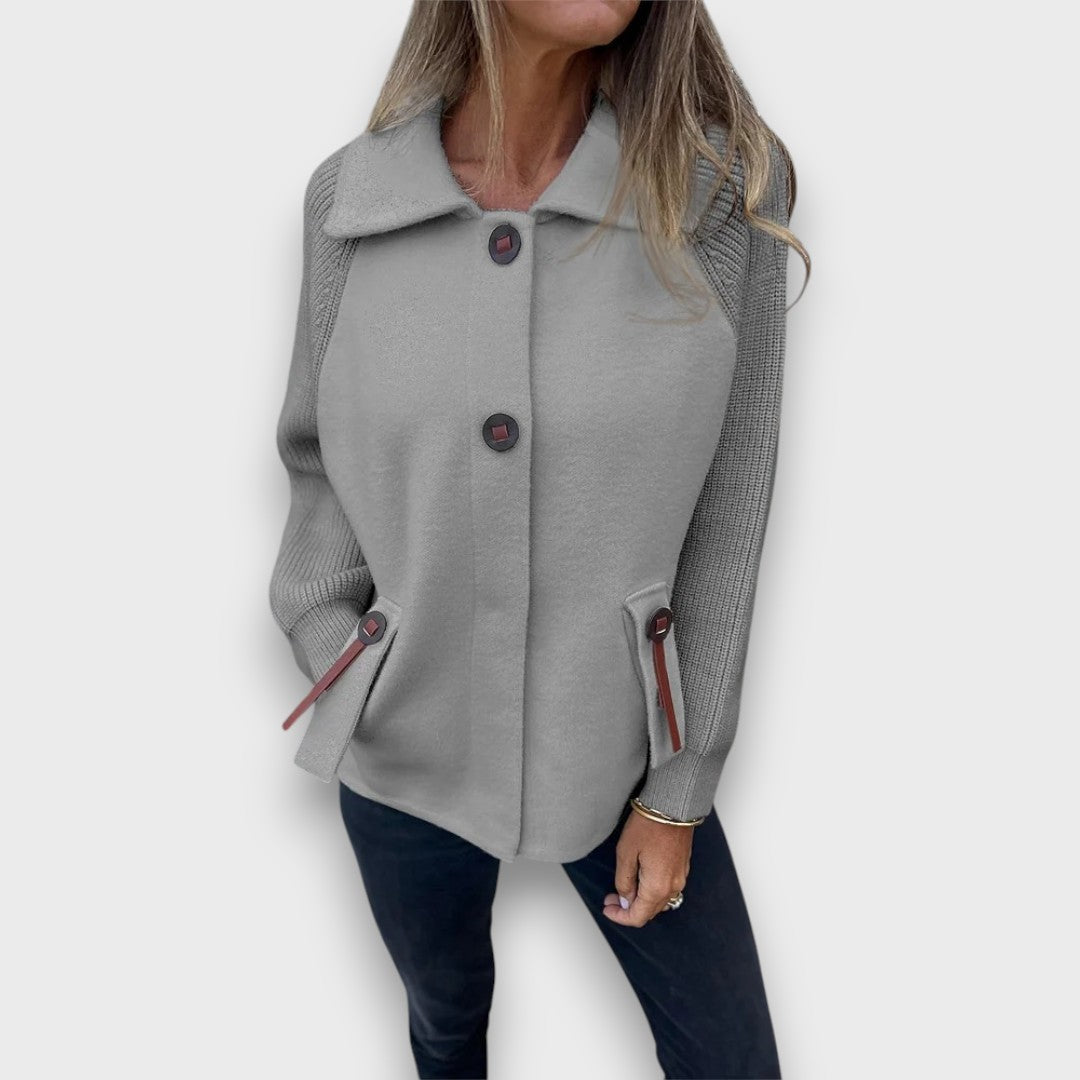 Lunaris – Jacket with Contrast Sleeves